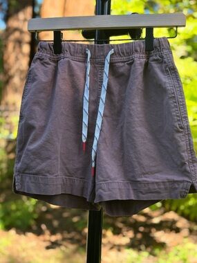 Topo Designs Women’s Dirt Shorts in Huckleberry | Pull-On Shorts